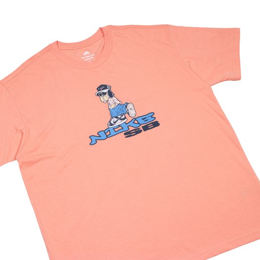 Camiseta Nike Sb M90 Oc Dunk Dog Salmão