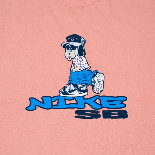 Camiseta Nike Sb M90 Oc Dunk Dog Salmão