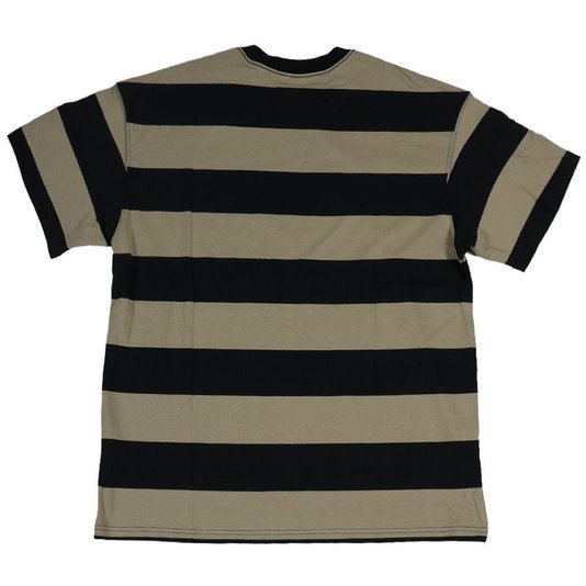 Camiseta Nike Sb Strip Listra Preto/Cáqui