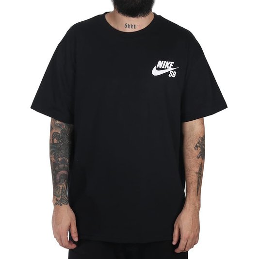 Camiseta Nike Sb Tee Logo Preto