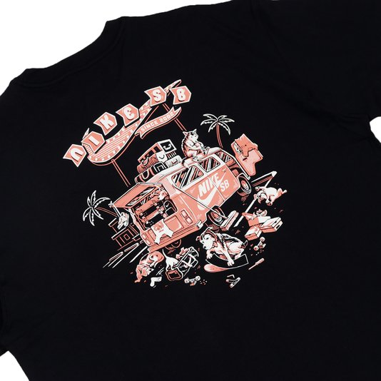Camiseta Nike Sb Tee Oc Road Dogs Preto