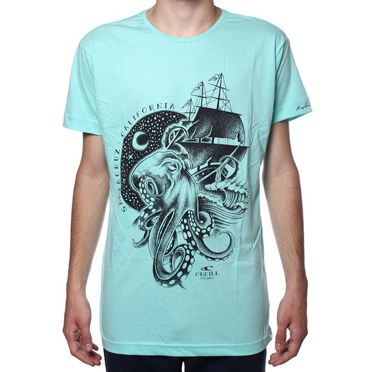 Camiseta O´neill Bian Octopus Verde Àgua