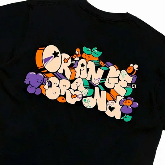 Camiseta Orange Brand Select Preto