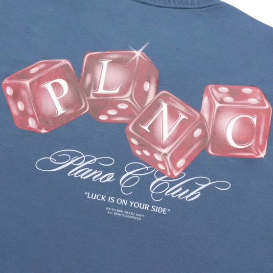 Camiseta Plano C. Dice Rollers Cotton Azul
