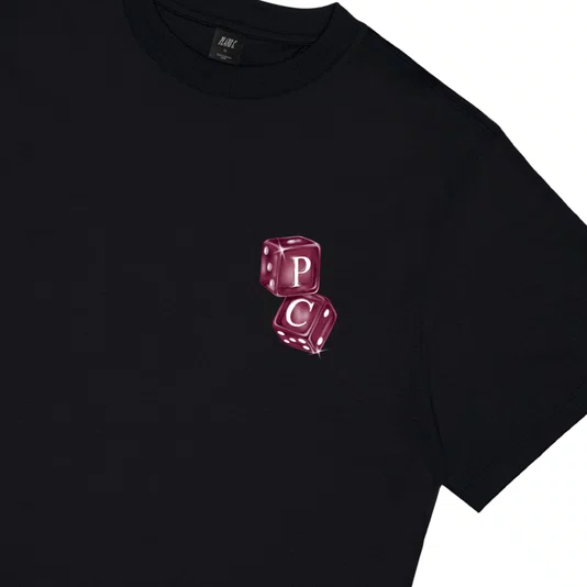 Camiseta Plano C. Dice Rollers Cotton Preto