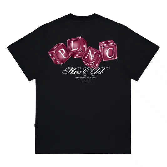Camiseta Plano C. Dice Rollers Cotton Preto