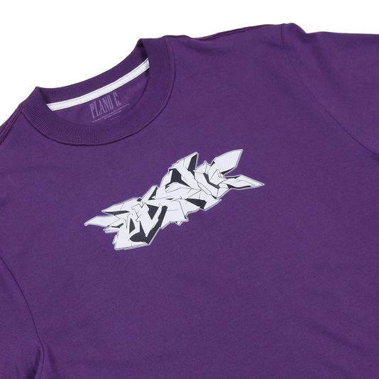 Camiseta Plano C. Graffiti Roxo