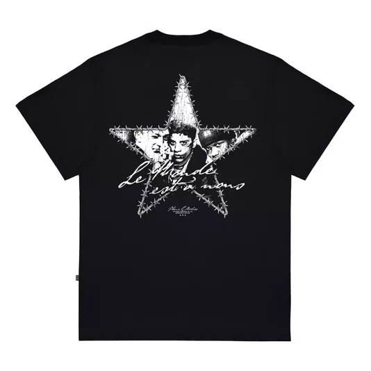 Camiseta Plano C. Le Monde Est À Nous Preto