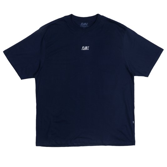 Camiseta Plano C Logo Bordado Azul Marinho