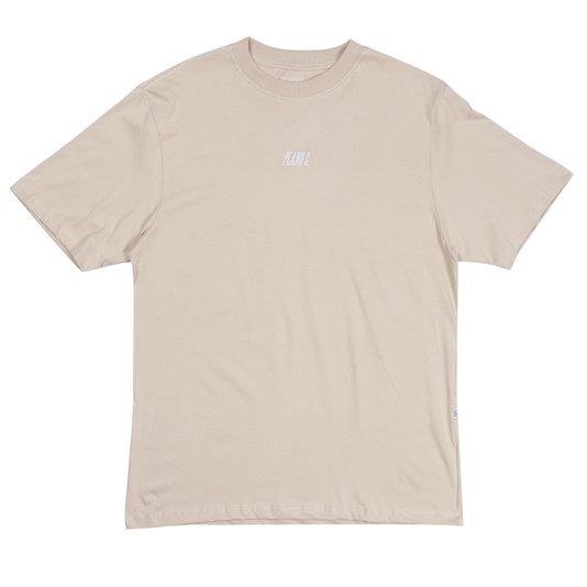 Camiseta Plano C Logo Bordado Bege