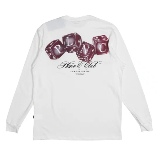 Camiseta Plano C. M/L Dice Rollers Off White