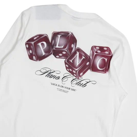 Camiseta Plano C. M/L Dice Rollers Off White