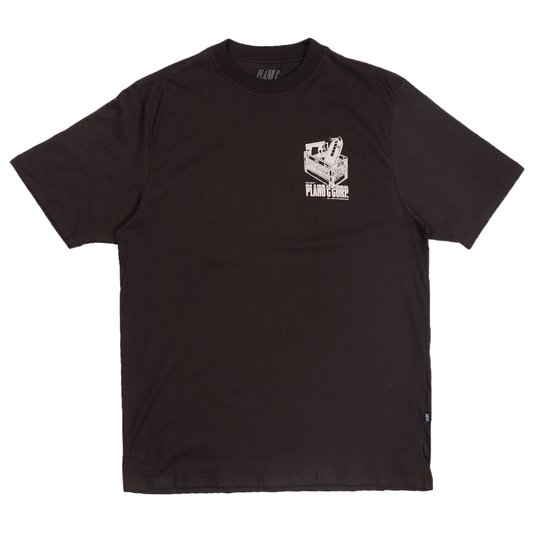 Camiseta Plano C Memories Marrom Escuro