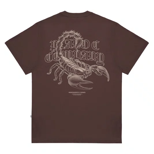 Camiseta Plano C. Scorpion Marrom