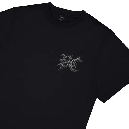 Camiseta Plano C. Smoke Cotton Preto