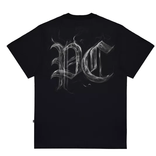 Camiseta Plano C. Smoke Cotton Preto