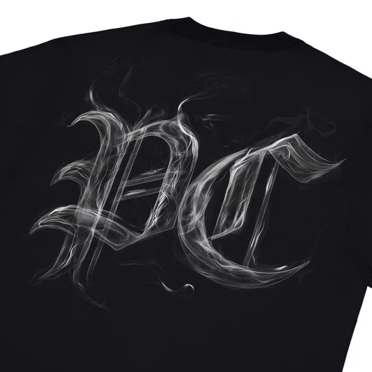 Camiseta Plano C. Smoke Cotton Preto