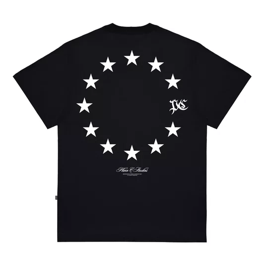 Camiseta Plano C. Stars Preto