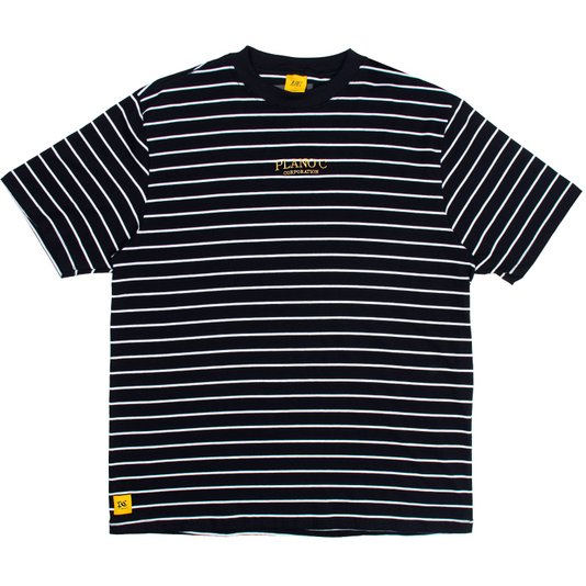 Camiseta Plano C. Stripe Corporation Preto/Branco