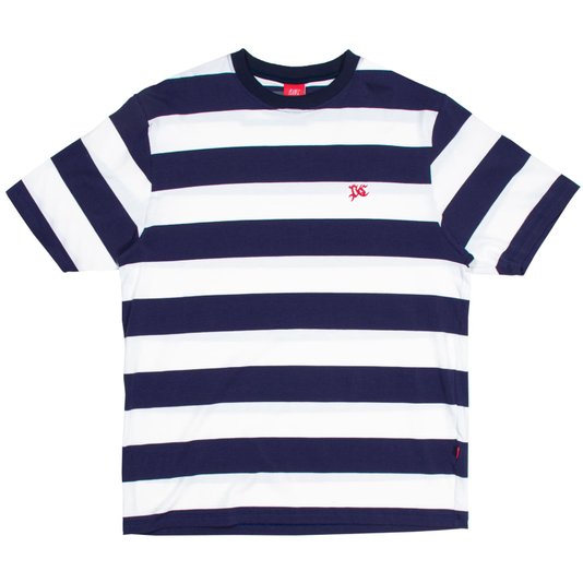 Camiseta Plano C. Stripe Red Pc Branco/Azul Marinho