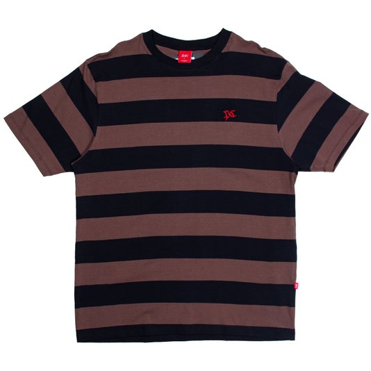 Camiseta Plano C. Stripe Red Pc Marrom/Preto