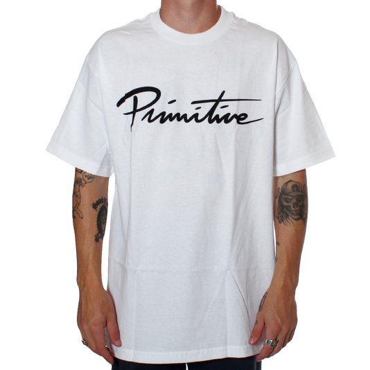 Camiseta Primitive Script Core Branco