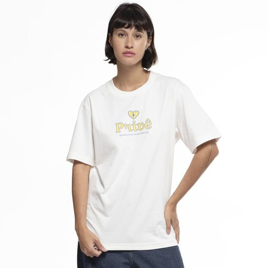 Camiseta Privê Classic Off White