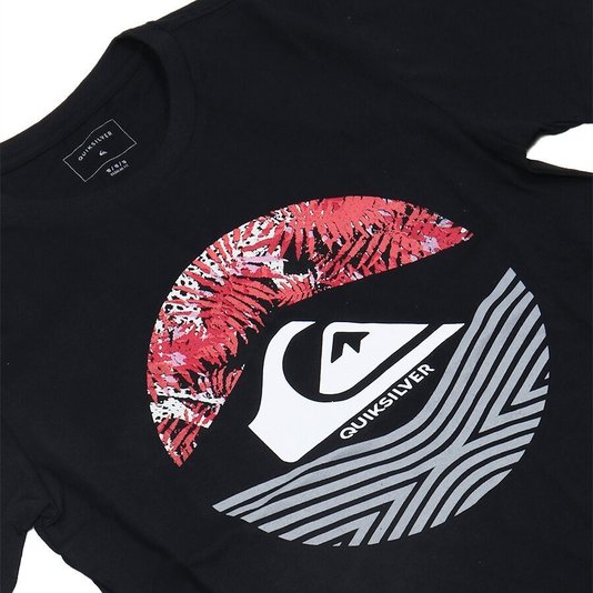 Camiseta Quiksilver On Filter Infanto - Juvenil Preto