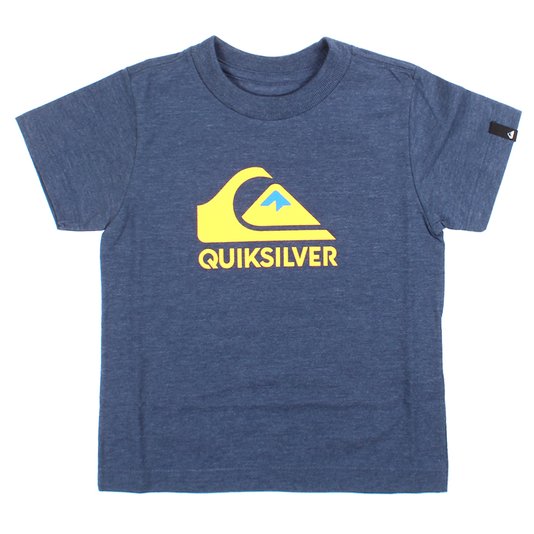Camiseta Quiksilver Vice Versa Infantil Azul Marinho