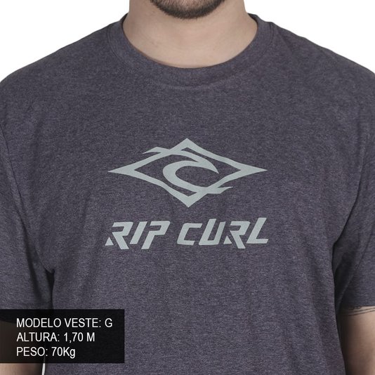 Camiseta Rip Curl Surfers Diamond Mescla Escuro