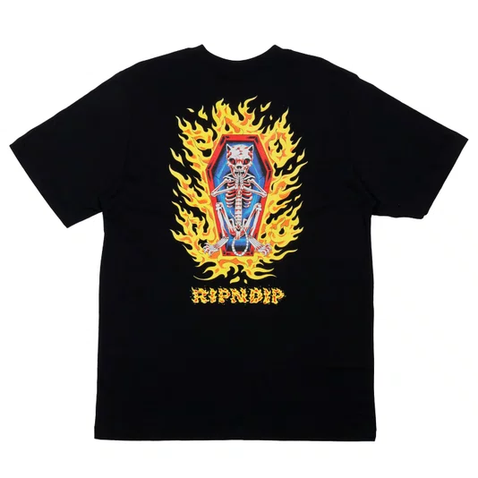 Camiseta Ripndip Burn In Heck Preto