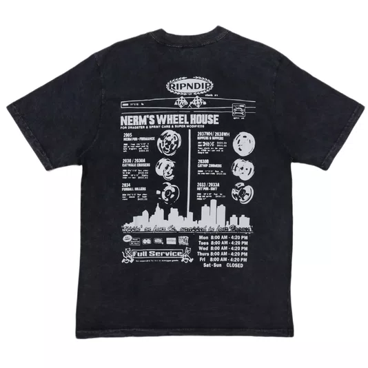 Camiseta Ripndip Nerm On Wheels Preto Estonado