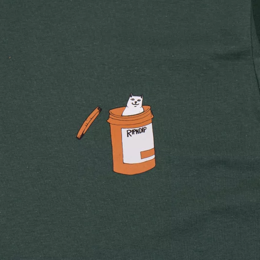 Camiseta Ripndip Nermal Pill Verde