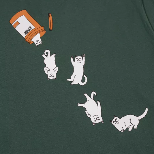 Camiseta Ripndip Nermal Pill Verde