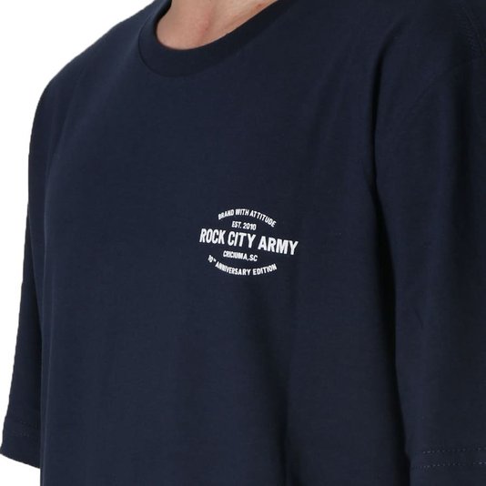 Camiseta Rock City 10th Anniversary Edition Azul Marinho