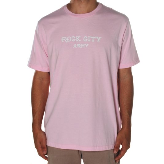 Camiseta Rock City Army Box Rosa