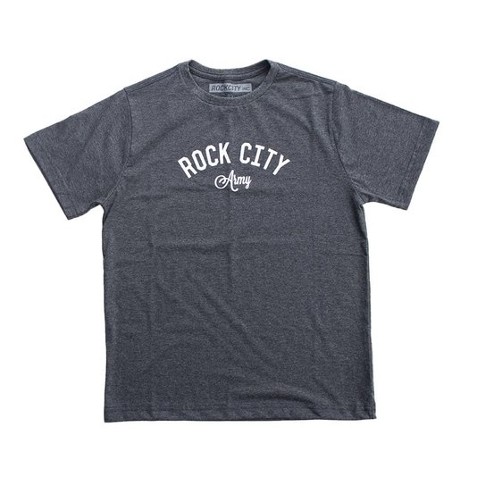 Camiseta Rock City Army Infanto Mescla Escuro