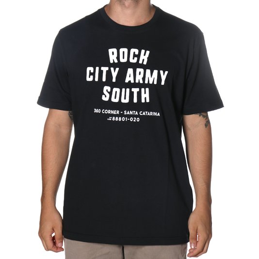 Camiseta Rock City Army South Preto
