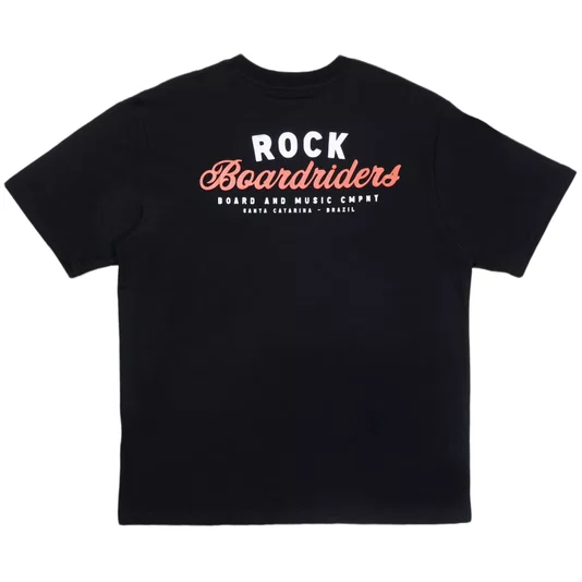 Camiseta Rock City Boardriders Preto
