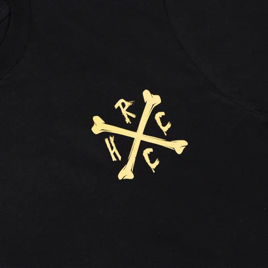 Camiseta Rock City Bones 2026 Preto/Amarelo