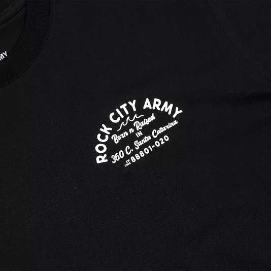 Camiseta Rock City Born N Raised 2026 Preto