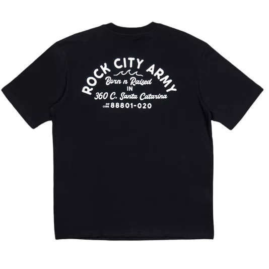 Camiseta Rock City Born N Raised 2026 Preto