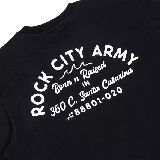 Camiseta Rock City Born N Raised 2026 Preto