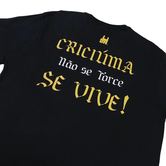 Camiseta Rock City Criciúma Se Vive 2026 Preto