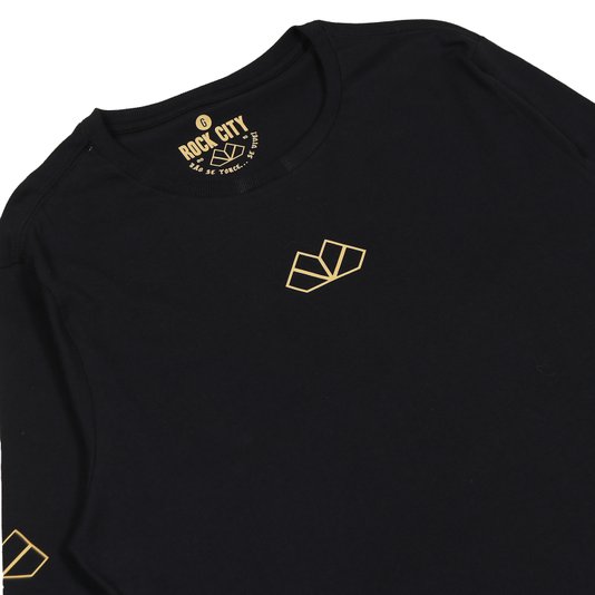 Camiseta Rock City Criciúma Se Vive M/L Preto