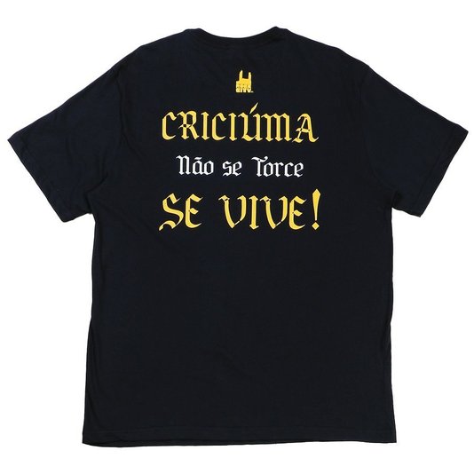 Camiseta Rock City Criciúma Se Vive Preto