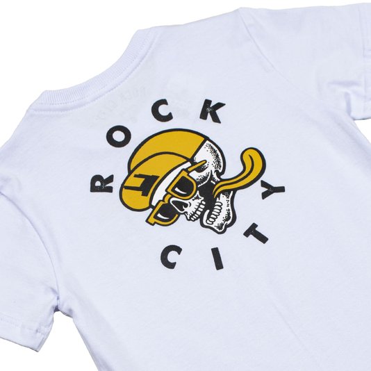 Camiseta Rock City Good Times Infantil Branco