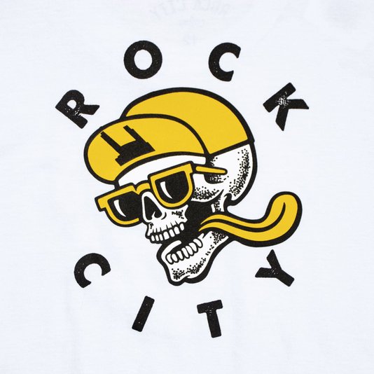 Camiseta Rock City Good Times Infantil Branco