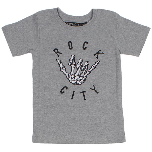 Camiseta Rock City Hang Loose Infantil Mescla
