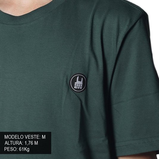 Camiseta Rock City Icon Básica Verde